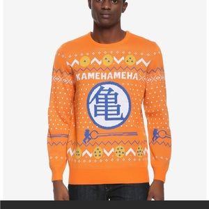 Dragon Ballz Lunch Box Kamehameha Orange holiday Sweater